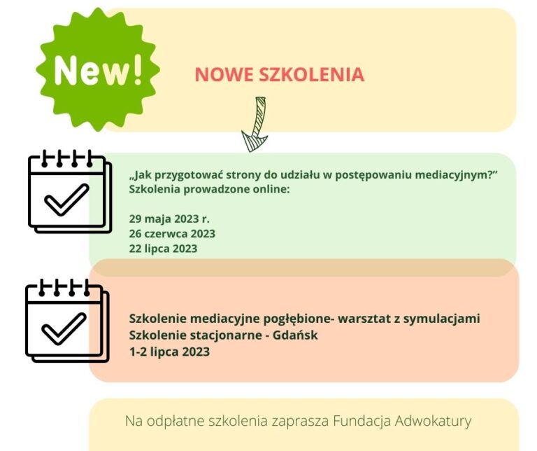 Szkolenia Fundacja Adwokatury